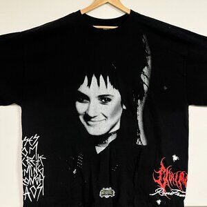 NWOT Civil Regime X Beetlejuice 'lydia Forever' Men’s Oversized Shirt Black